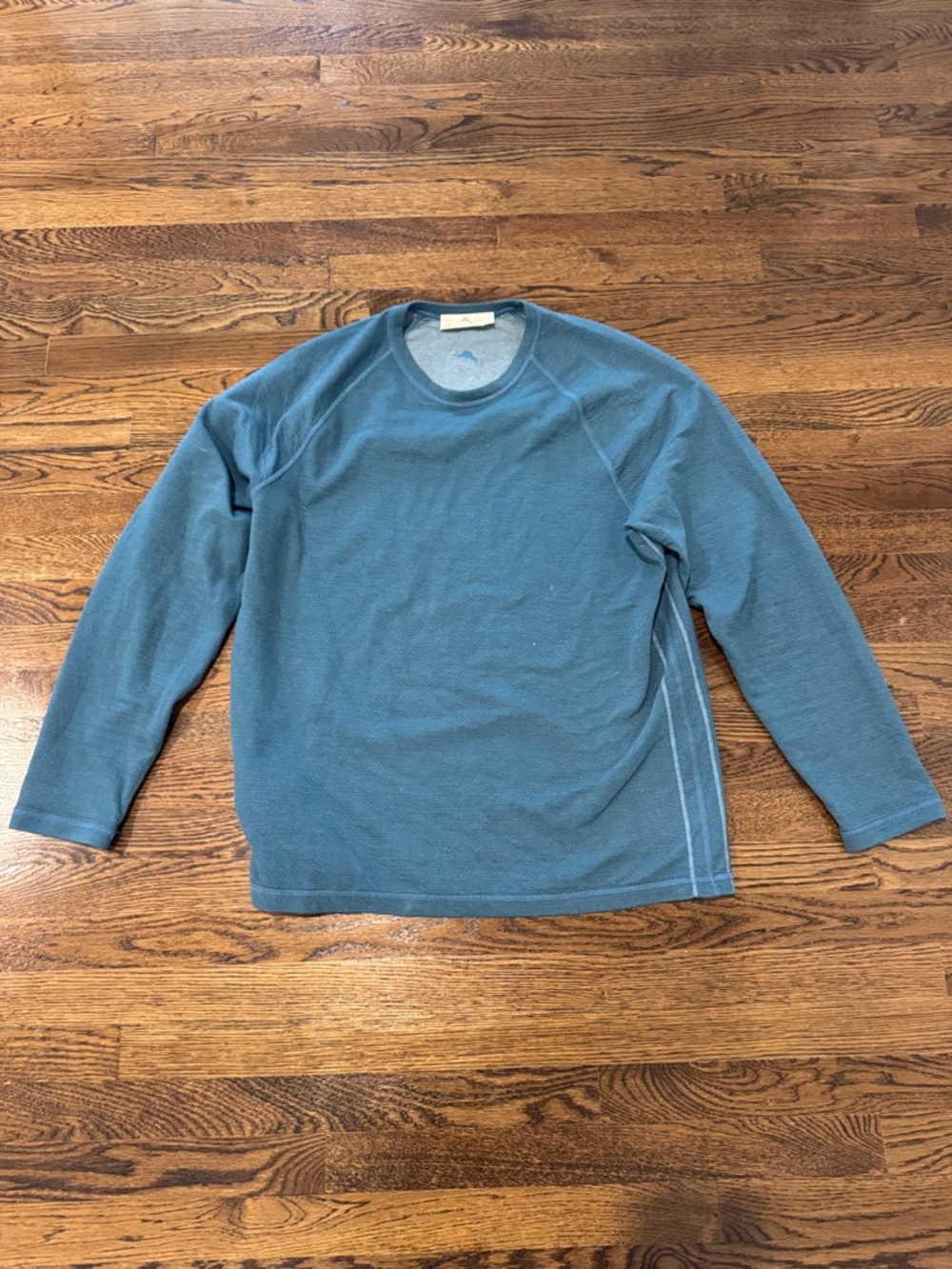 Tommy Bahama Teal Crewneck Thermal Long Sleeve